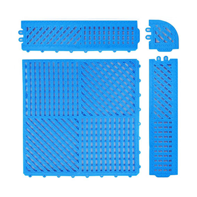 سجادة أرضية للحمام غير قابلة للانزلاق متشابكة من مادة PVC مقاس 30 سم
