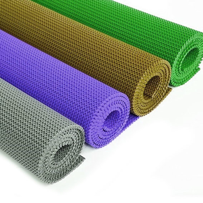 5.5mm PVC Floor Mat Roll S Mesh Anti Slip Matting للمناطق الرطبة